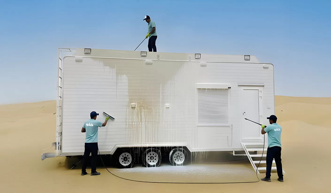 cabinet caravan cleaning